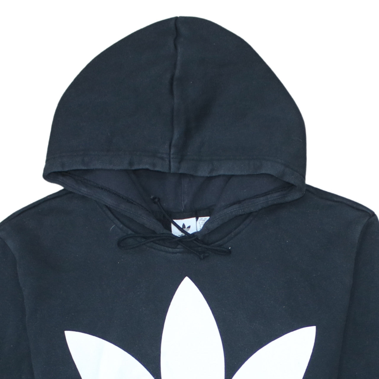 adidas Men's Black Pullover Hoodie M Logo Fleece Sweatshirt
