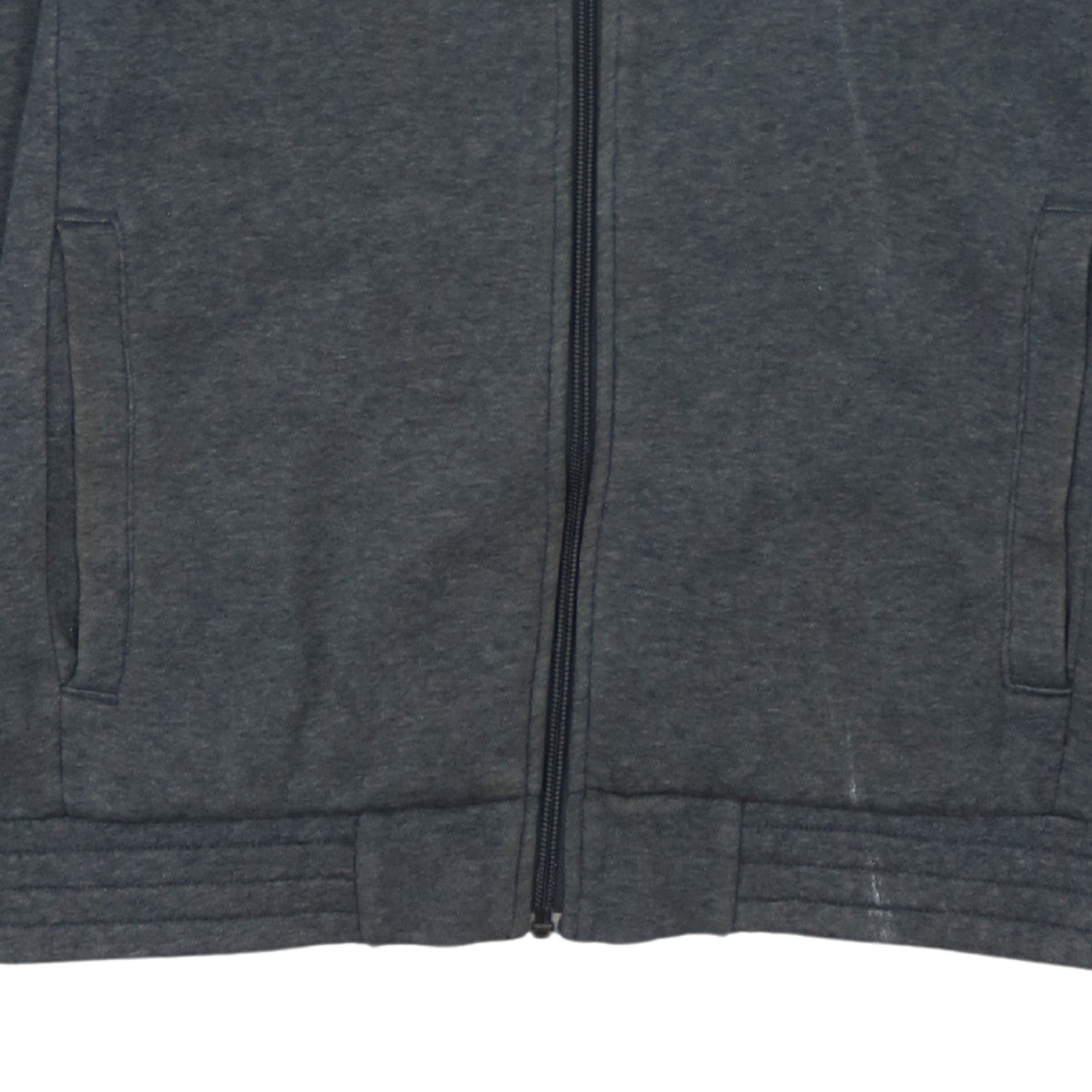 adidas Men's Grey Full Zip Hoodie Small Sportswear Jacket