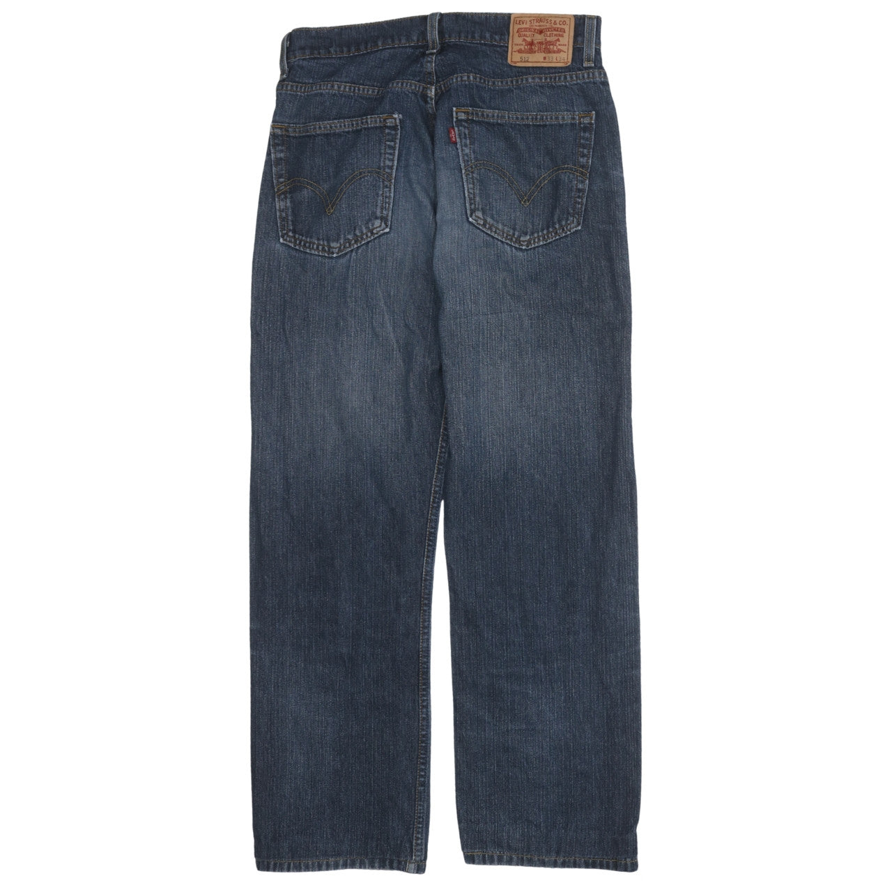 Levi's Men's Blue 33 Straight Regular Fit Denim Jeans