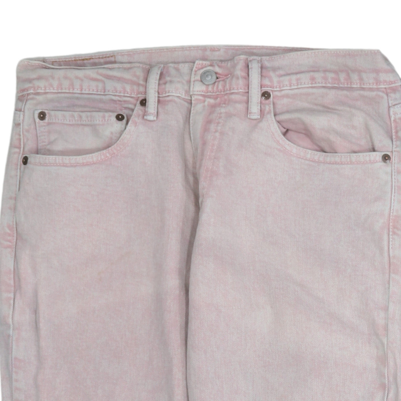 Levi's Men's Pink Light Wash Straight Leg Denim Jeans 32W 30L