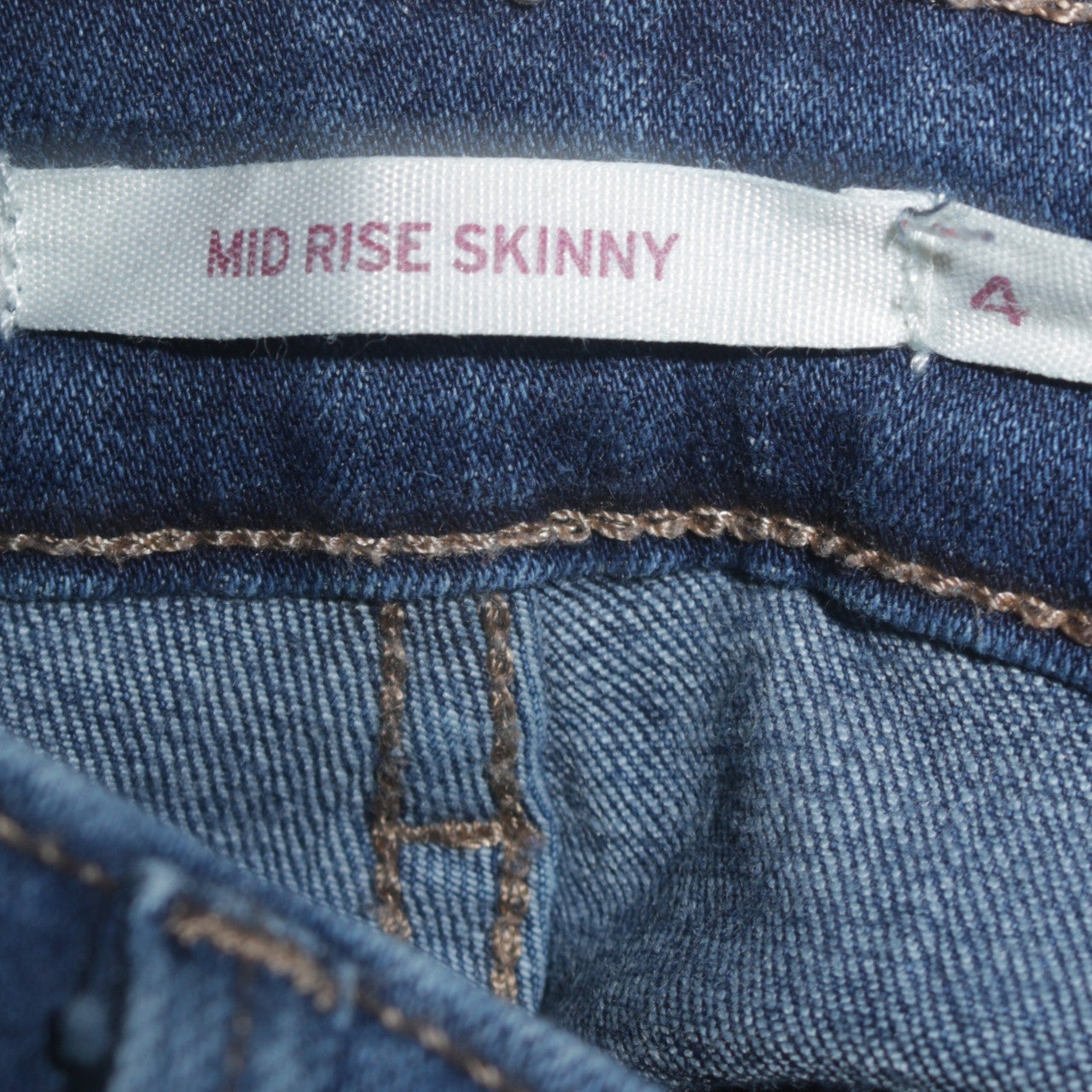 Levi's Women's Blue Mid Rise Skinny Denim Jeans Size 10