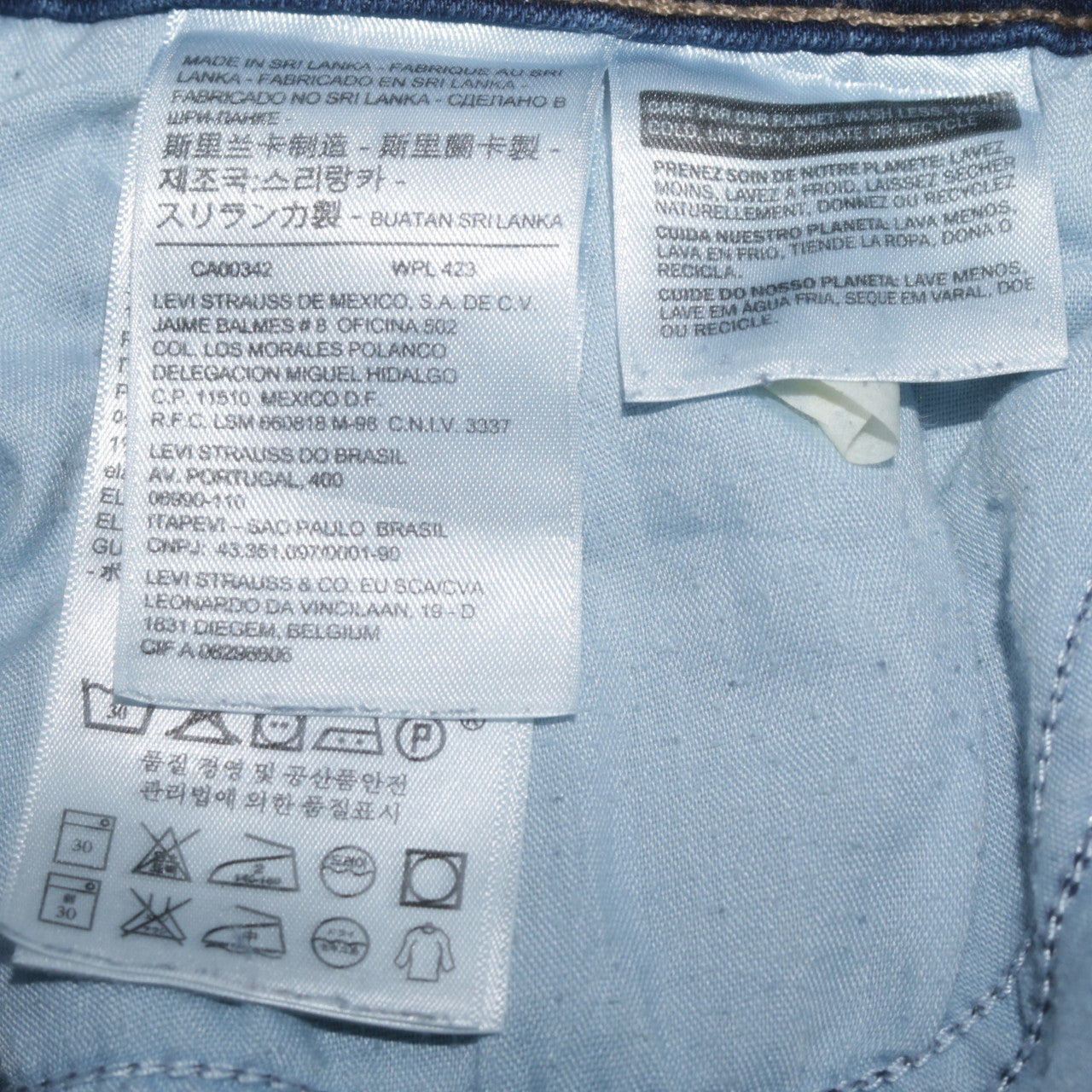 Levi's Women's Blue Mid Rise Skinny Denim Jeans Size 10