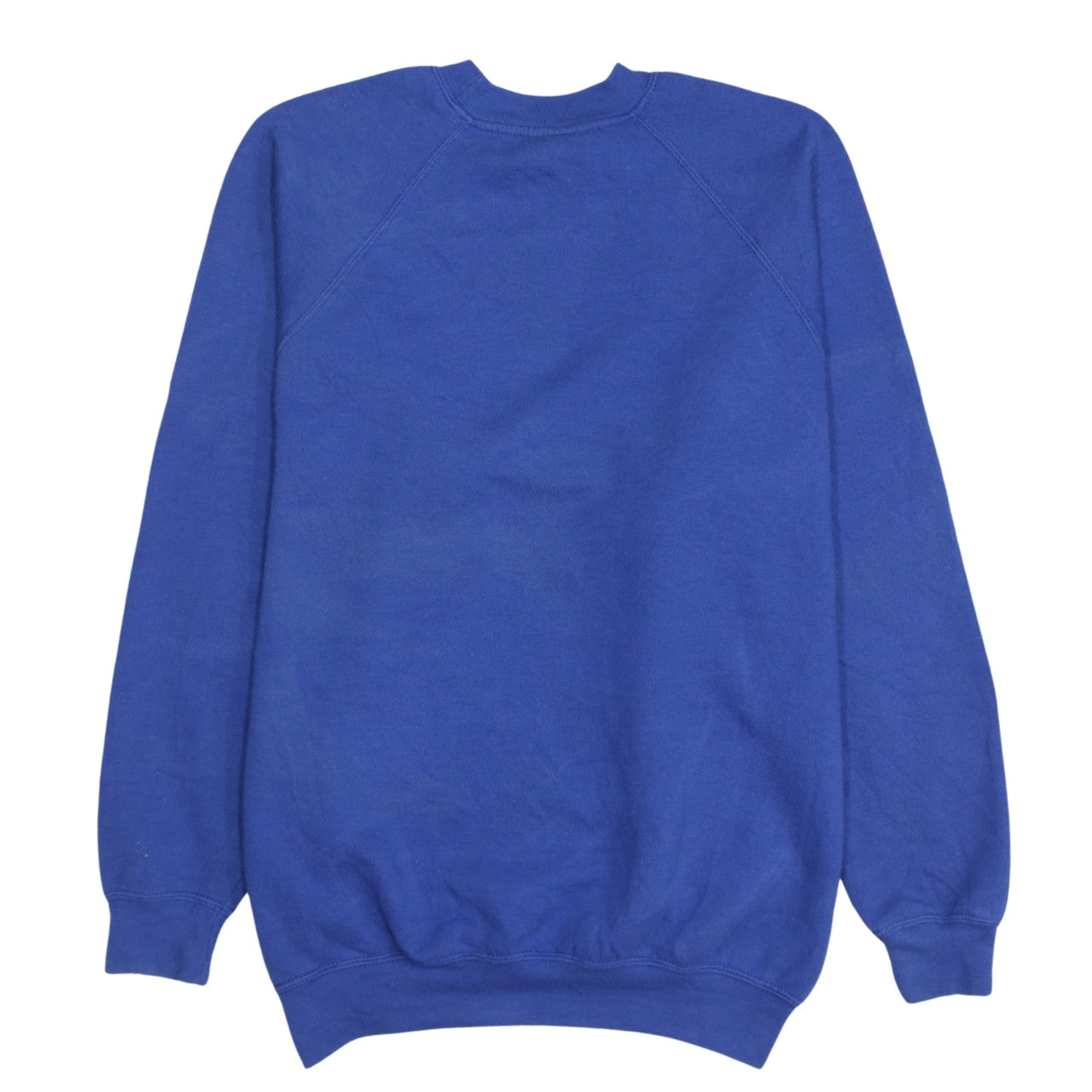 Russell Men's Blue Crew Neck Fleece Sweatshirt Medium Pullover
