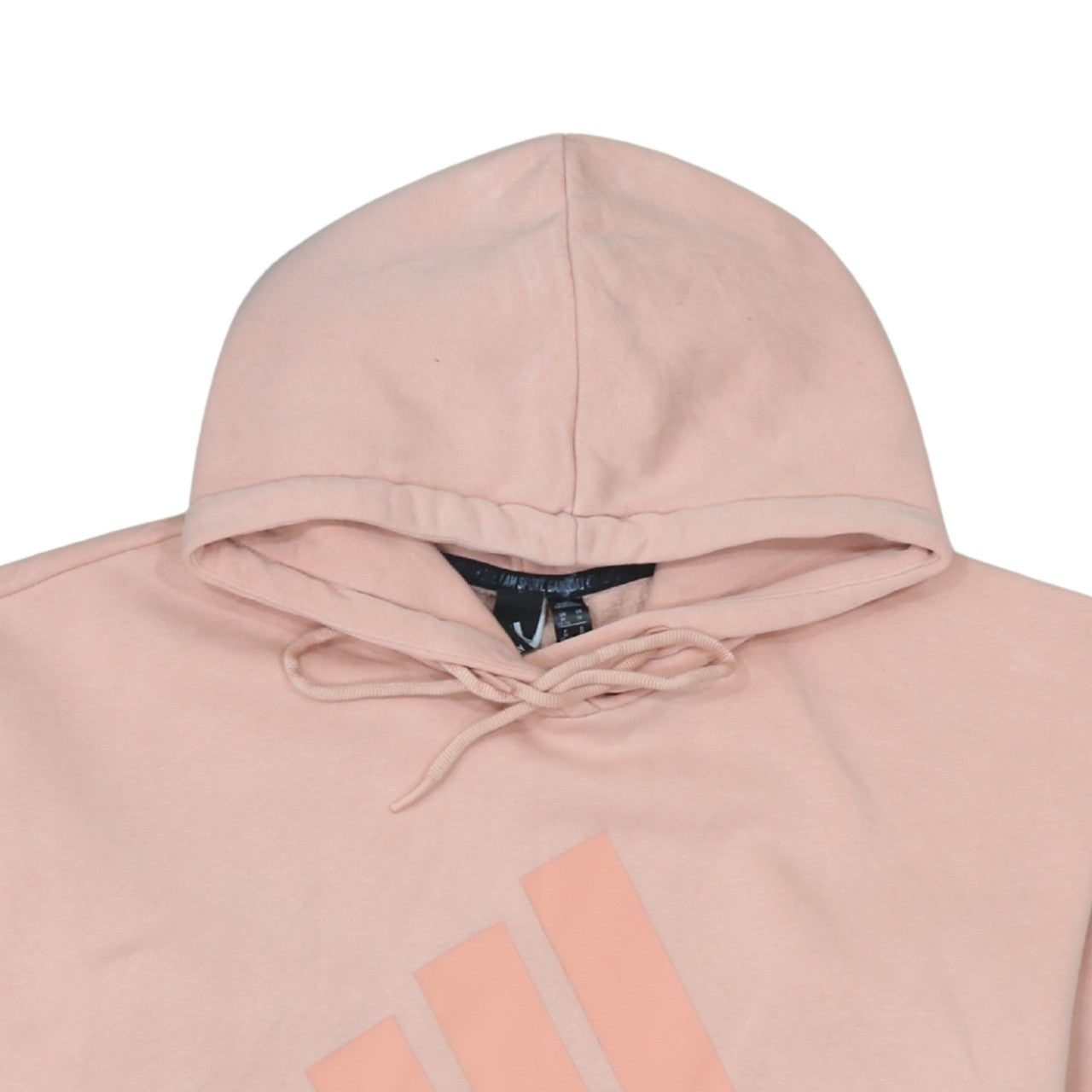 Adidas Women Pink Logo Pullover Hoodie Medium 12-14 Casual