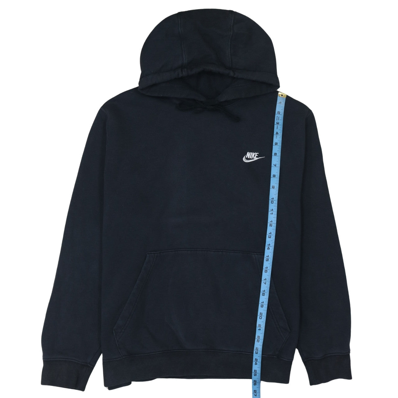 Nike Men's Black Pullover Hoodie Size L Fleece Logo Sportswear