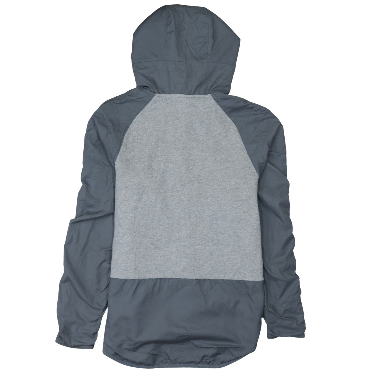 Nike Men's Grey Hooded Full Zip Basic Jacket Size S