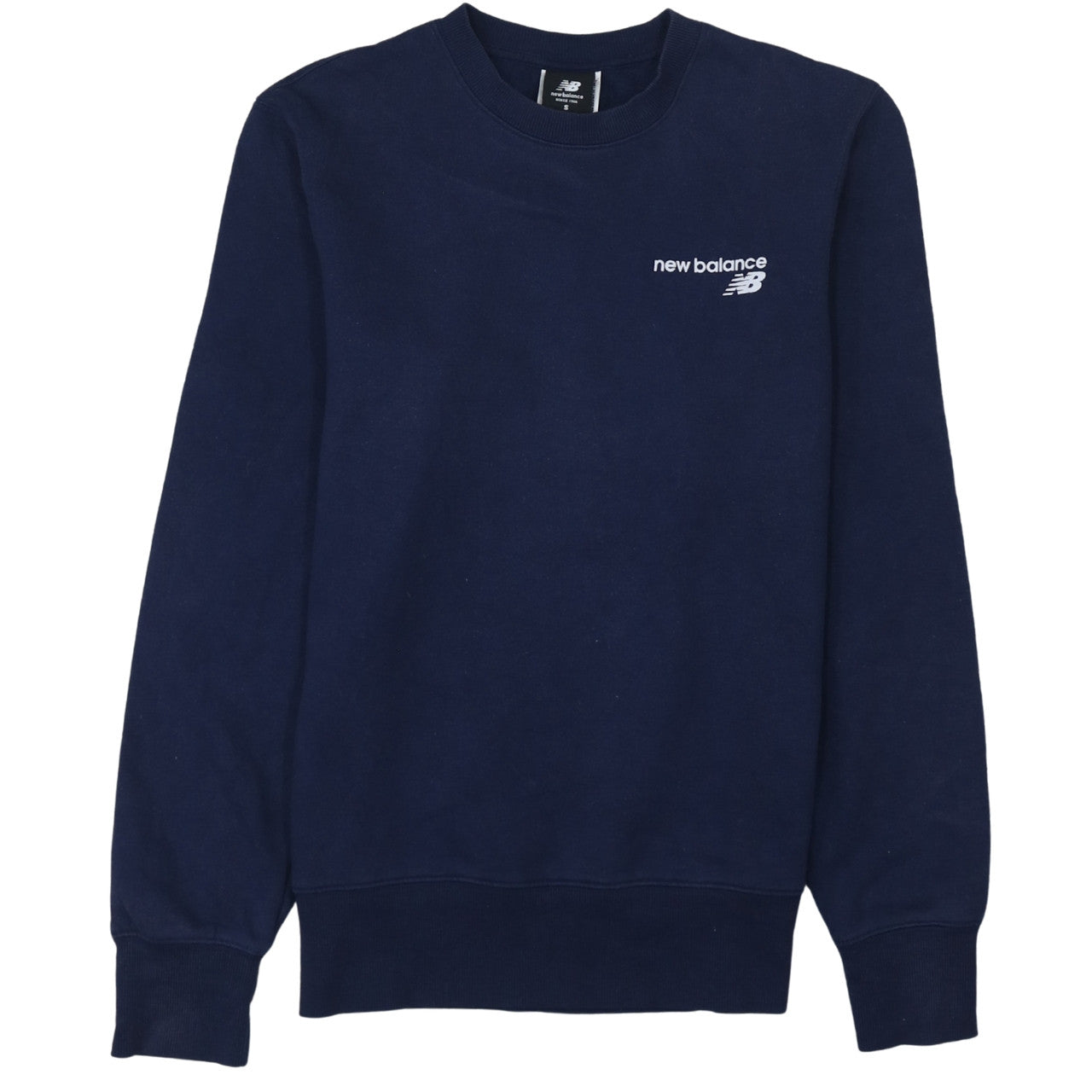 New Balance Men's Blue Crew Neck Pullover Sweatshirt Size S