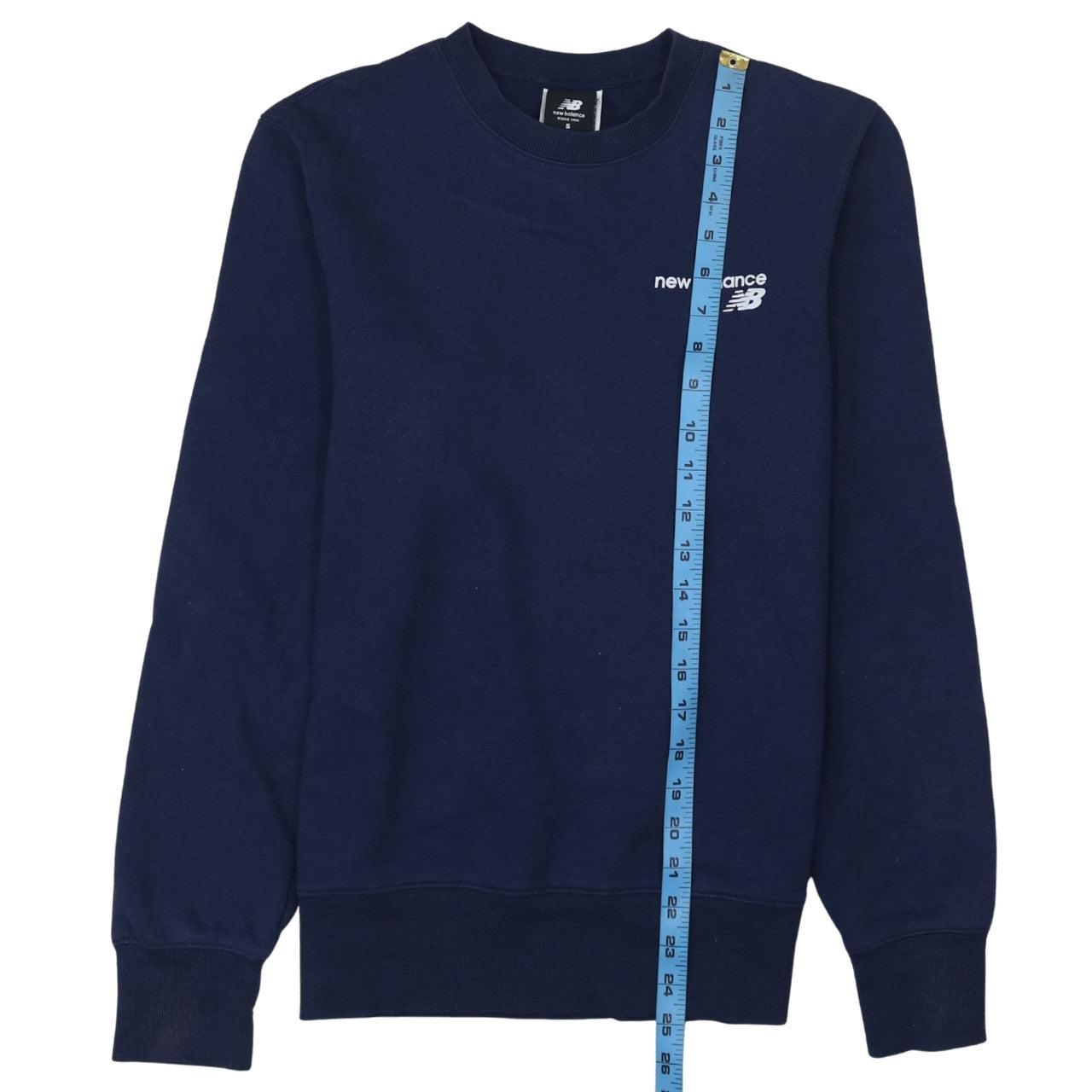 New Balance Men's Blue Crew Neck Pullover Sweatshirt Size S