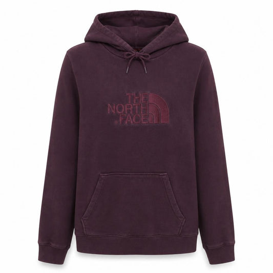 The North Face Womens Purple Hoodie Size M 100% Cotton Pullover