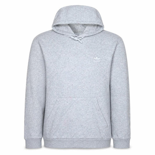 Adidas Women Grey Hoodie L Pullover Hooded Sweatshirt Casual