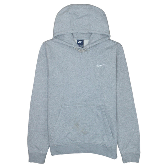 Nike Men's Grey Pullover Hoodie M Regular Fit Sportswear