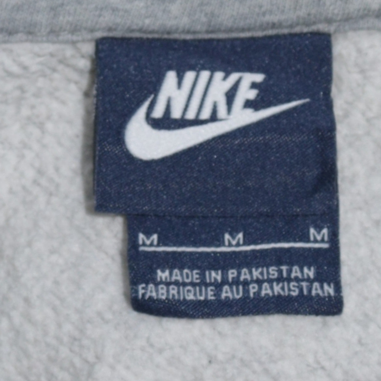 Nike Men's Grey Pullover Hoodie M Regular Fit Sportswear