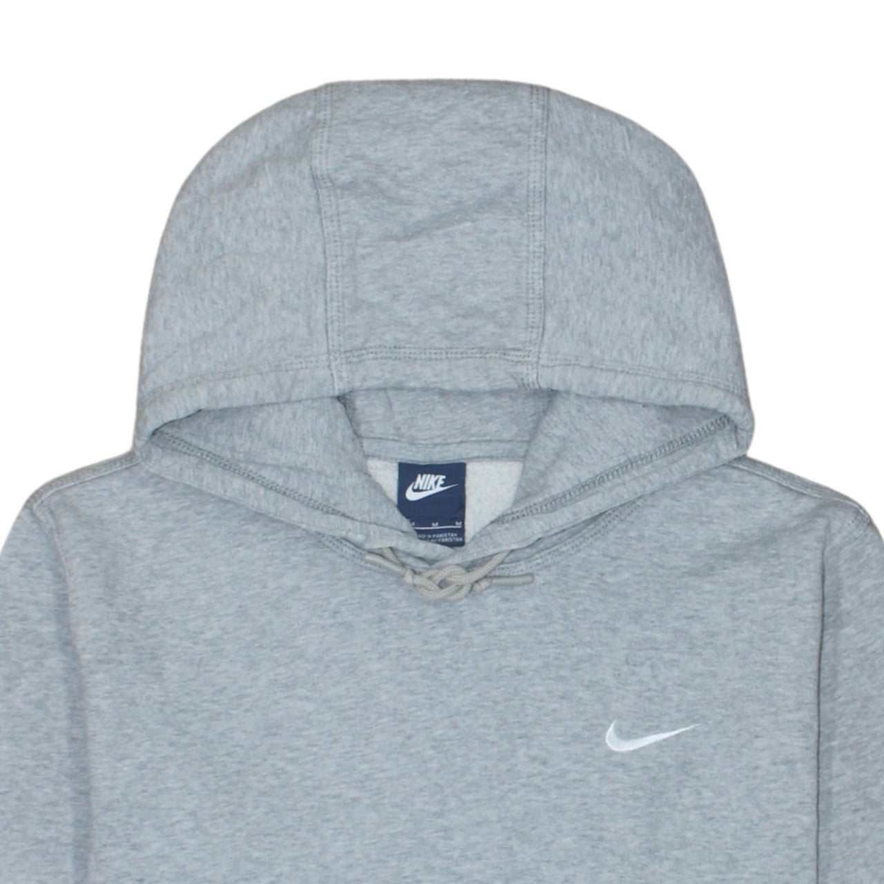 Nike Men's Grey Pullover Hoodie M Regular Fit Sportswear