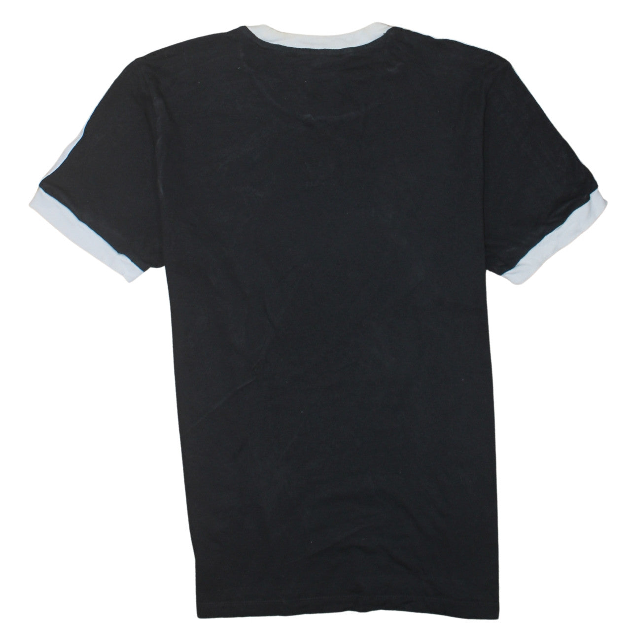 Adidas Women’s Black 3-Stripes Ringer T-Shirt Size 14