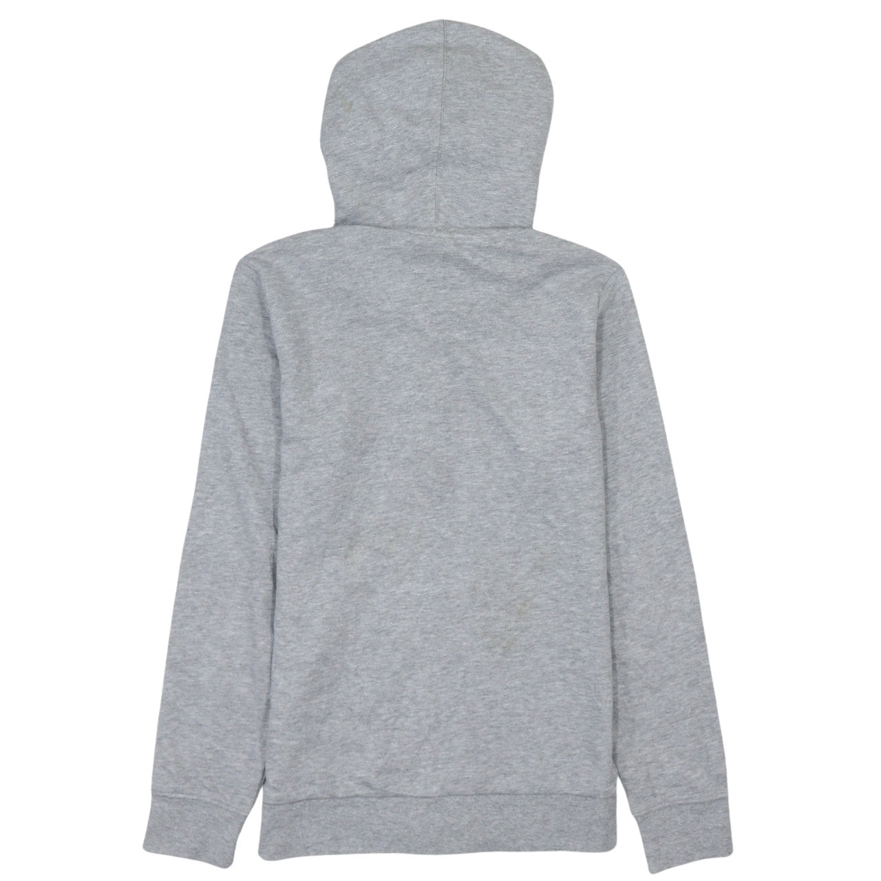 Champion Boys Grey Full Zip Hoodie 11-12 Years Logo Print Cotton Blend
