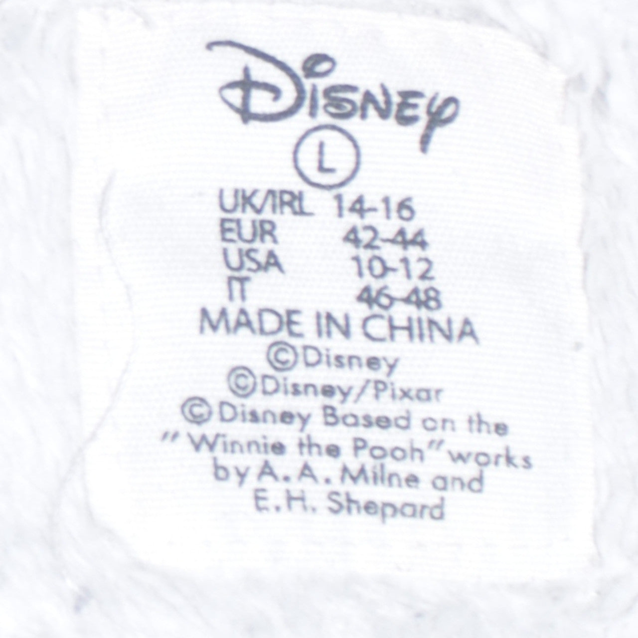 Disney Women’s White Minnie Mouse Fleece Hoodie Size L 14-16