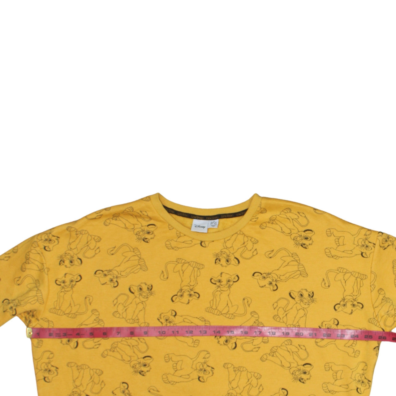 Disney Women’s Yellow Lion King Pullover Sweatshirt Size S