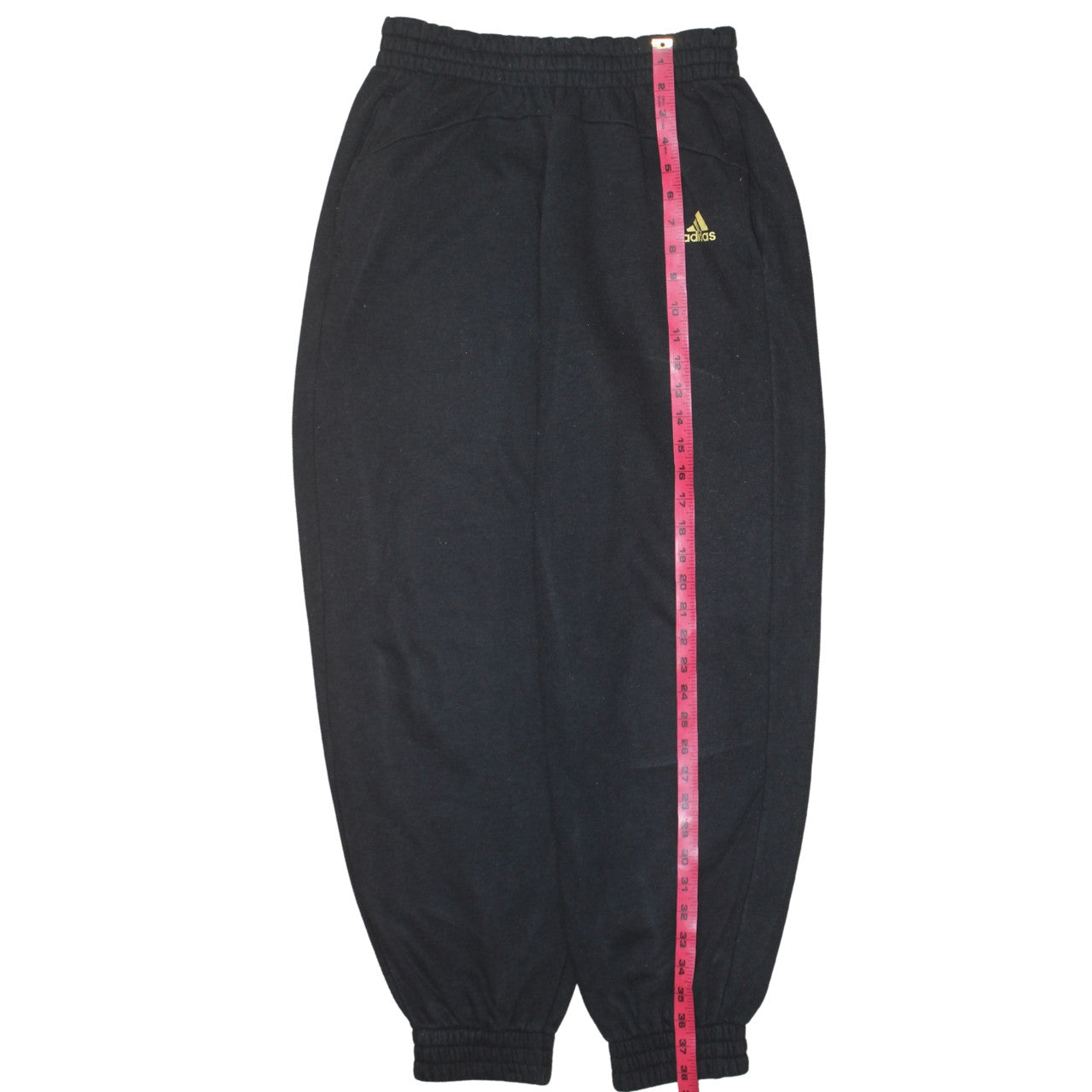 Adidas Womens Black Jogger Sweatpants Size M Regular Fit Fleece Trousers