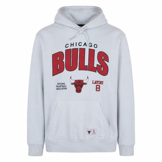 Primark NBA Chicago Bulls White Hoodie Men's M Pullover Graphic