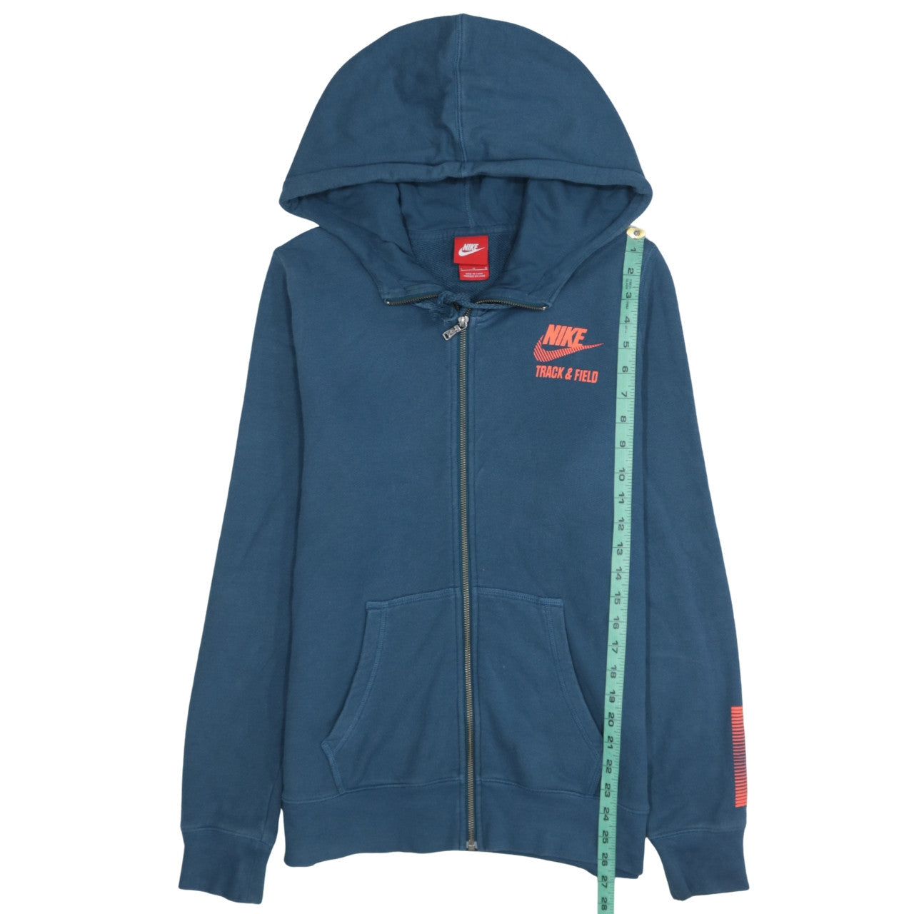 Nike Men's Blue Track & Field Full Zip Hoodie Size L