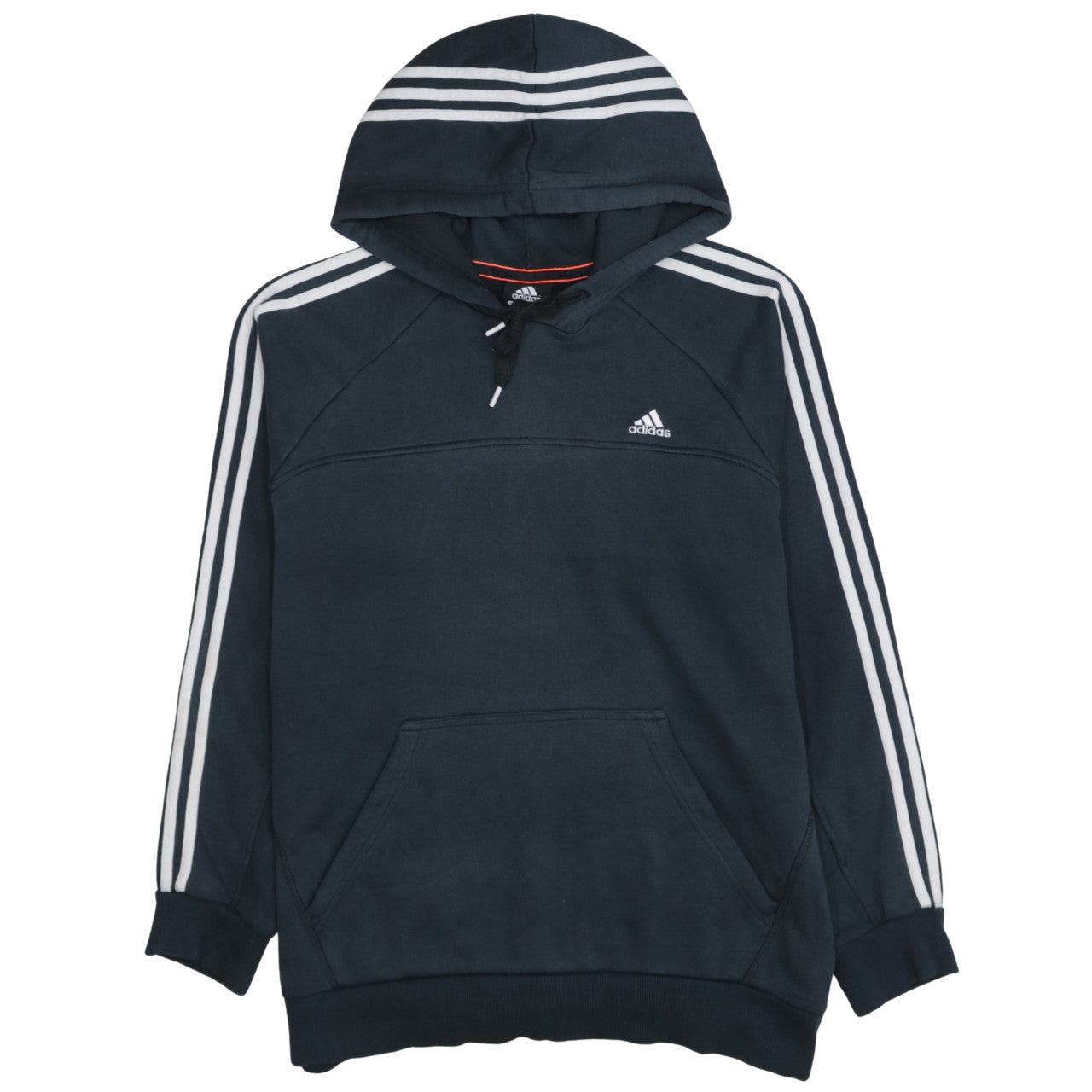 Adidas Mens Blue Pullover Hoodie L Essentials Sportswear