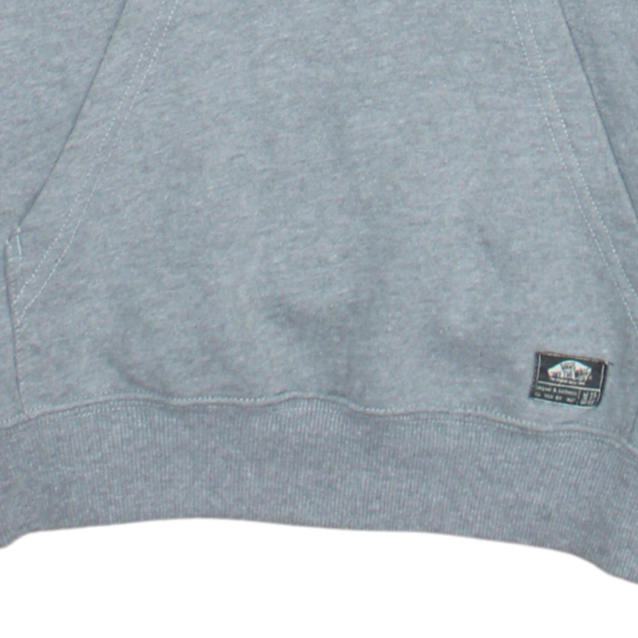 Vans Mens Grey XS Pullover Hoodie Off The Wall Graphic Fleece