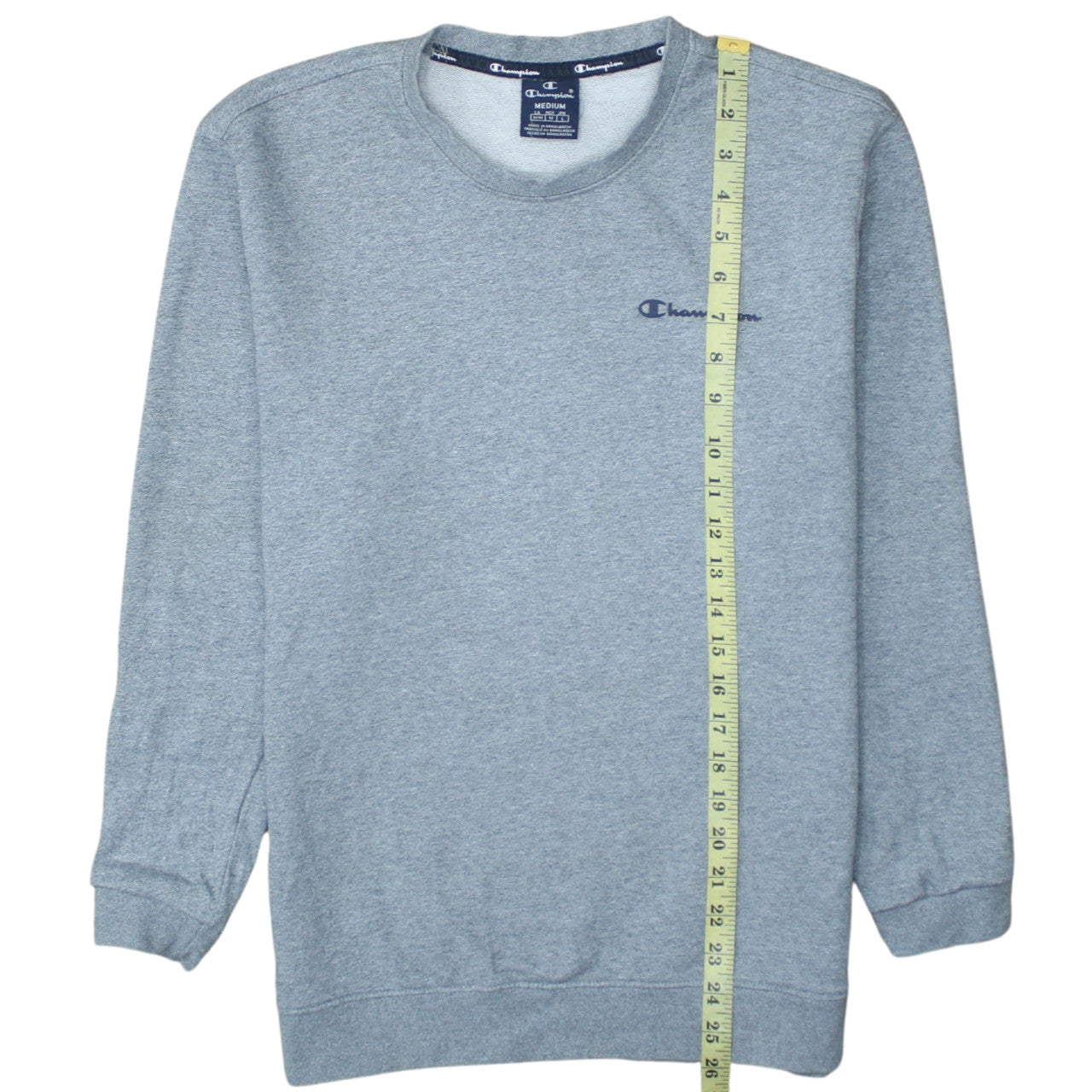 Champion Men's Grey Pullover Crew Neck Sweatshirt Size M