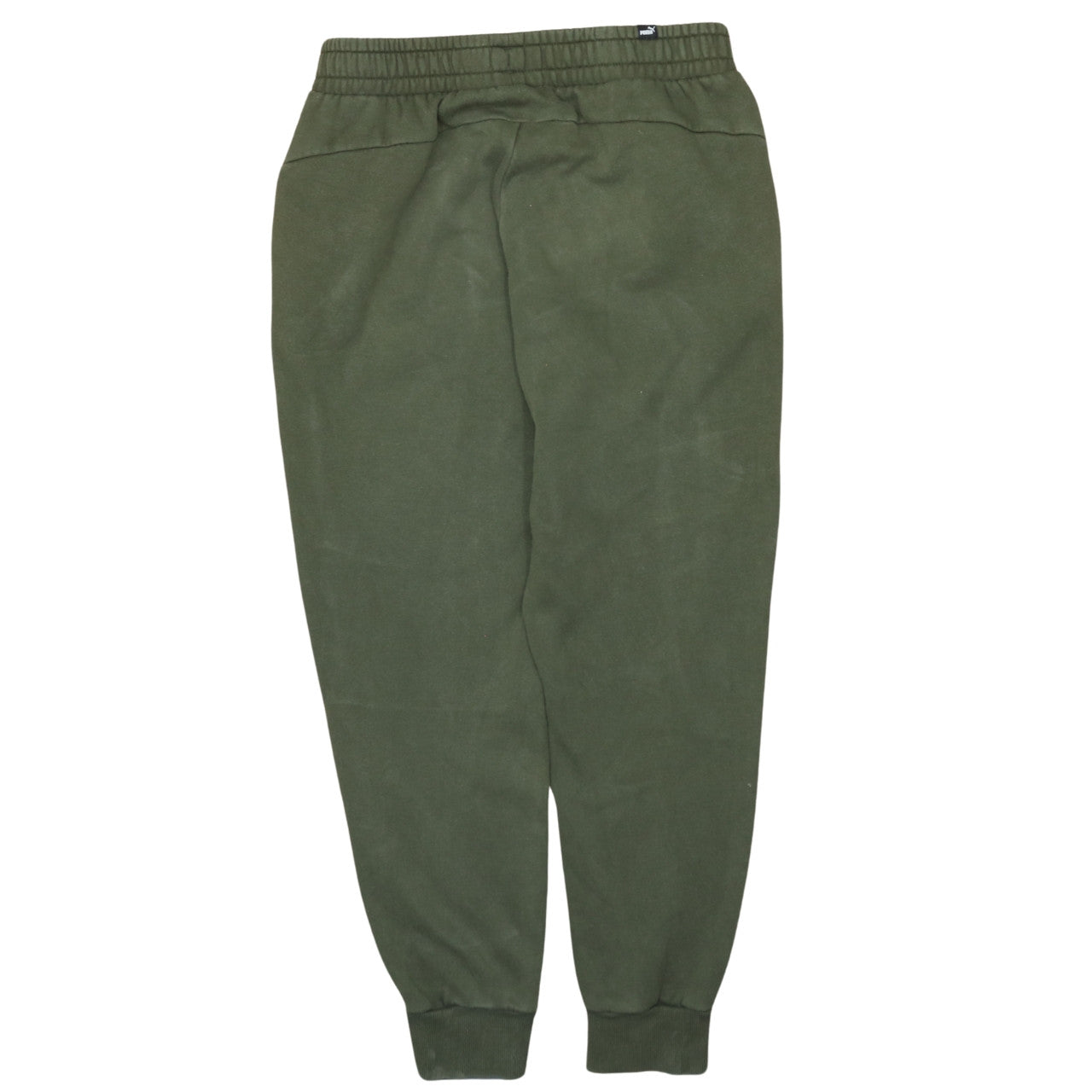 Puma Men's Green Jogger Sweatpants M Regular Fit Elastic Waist