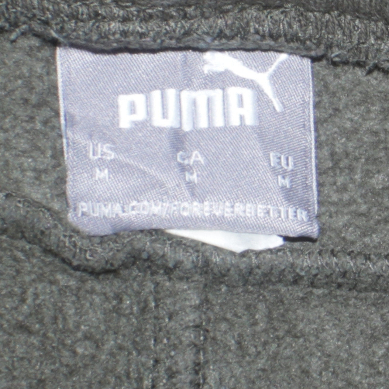 Puma Men's Green Jogger Sweatpants M Regular Fit Elastic Waist