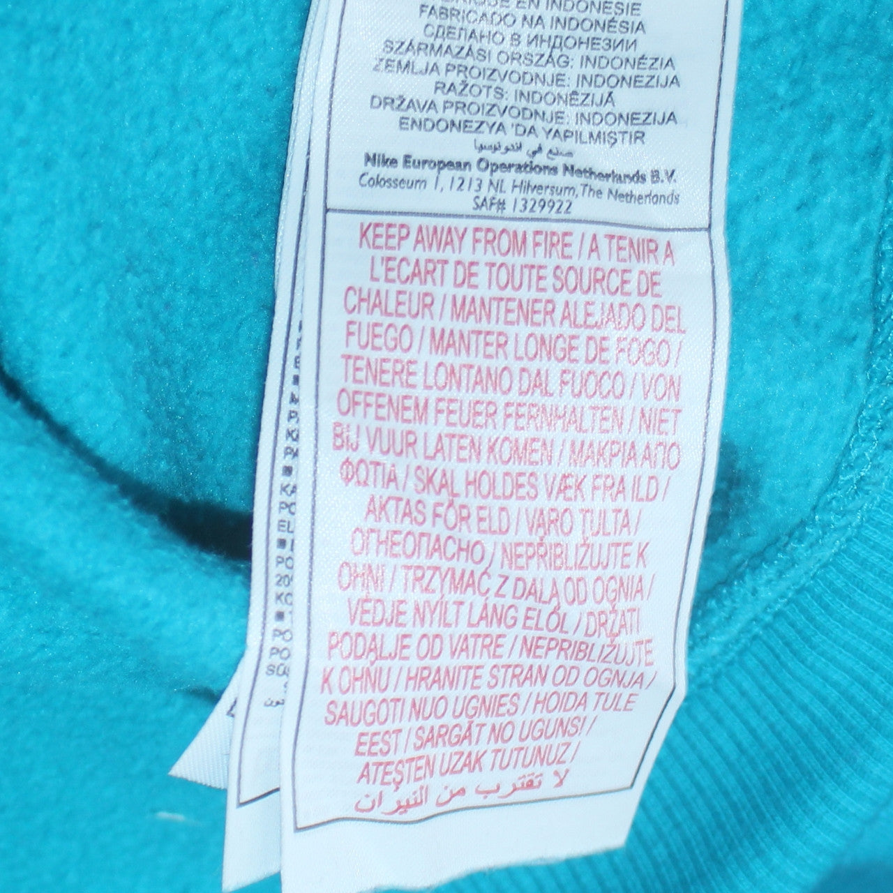 Nike Women's Blue Athletic Dept. Hoodie Size L 16/18 Pullover Sweatshirt