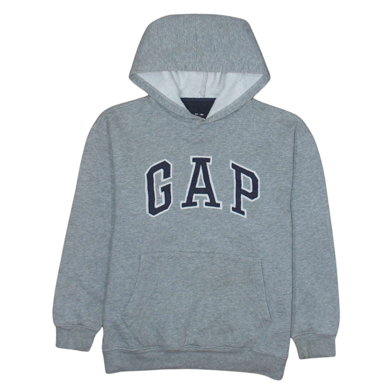 GAP Kids Grey Hoodie Sweatshirt XL 12 Cotton Blend Pullover