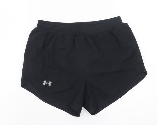 Under Armour Womens Black XS HeatGear Running Shorts