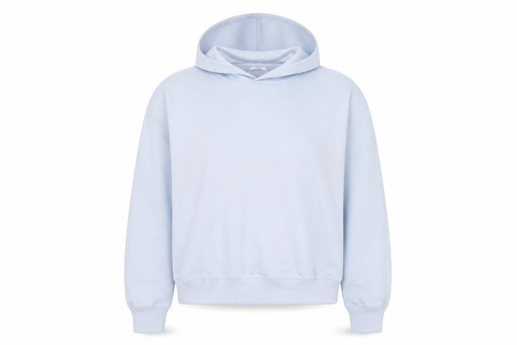 Marks & Spencer Women Blue Large Pullover Hoodie Cotton Blend