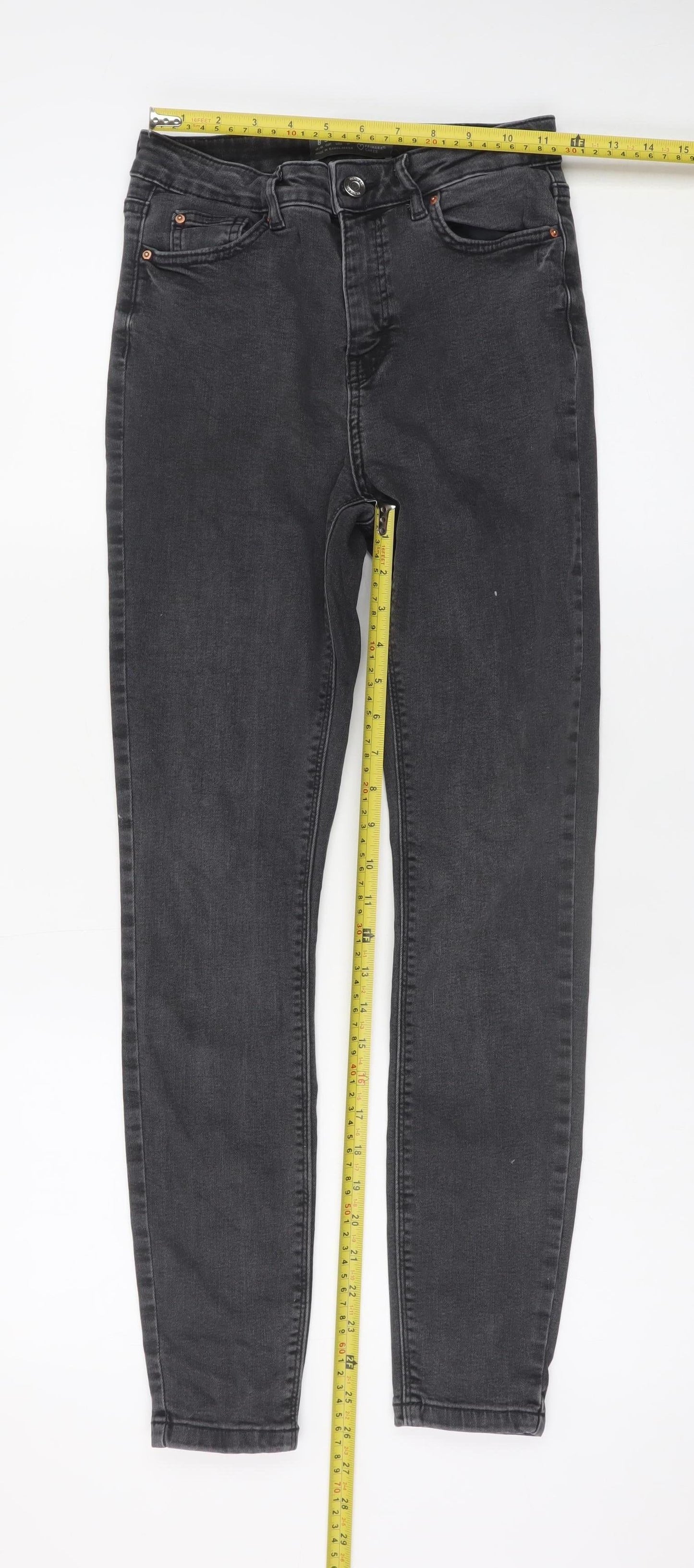 Primark Women’s Black Skinny Jeans Size 8 Slim Fit Denim