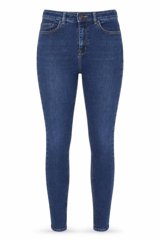 Marks and Spencer Women Blue Size 10 Skinny Stretch Jeans