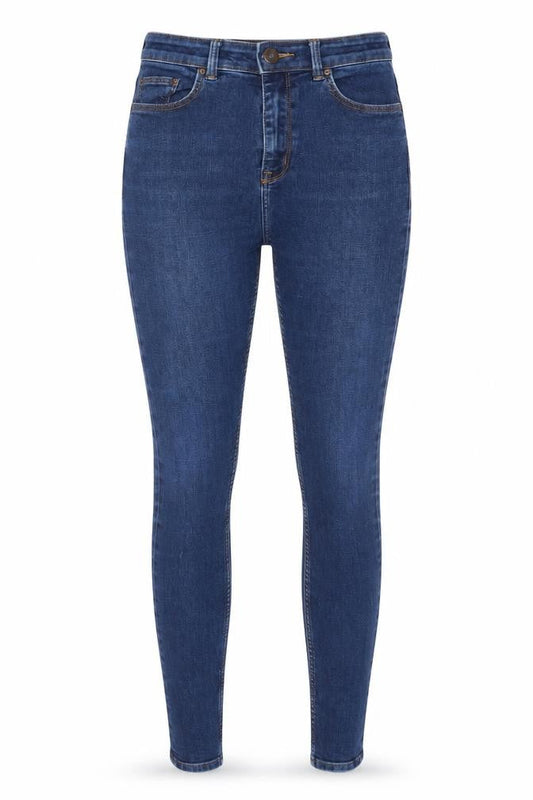 Marks and Spencer Women Blue Size 10 Skinny Stretch Jeans