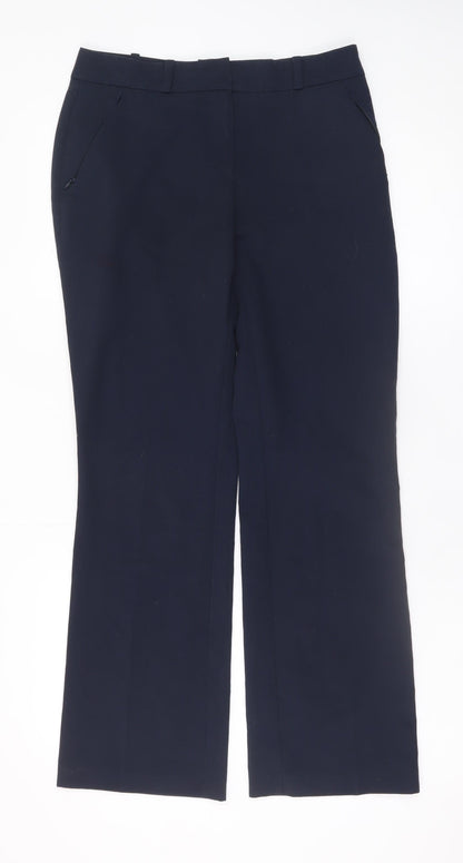 Additional front view of St. Bernard for Dunnes Stores Women's Blue, size 8, Straight Dress Pants