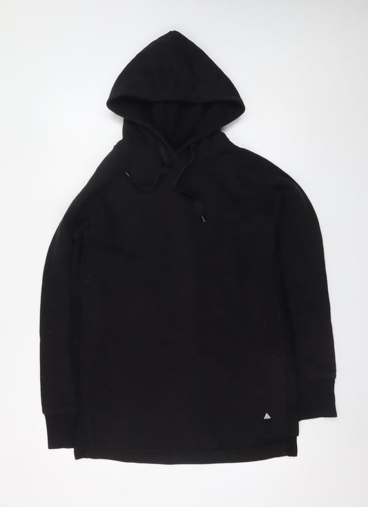 Next Men's Black Pullover Hoodie XS Regular Fit Fleece