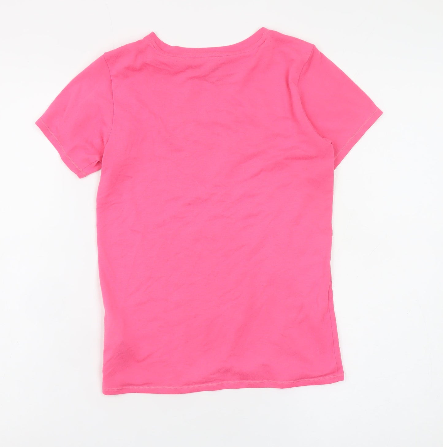 Puma Girls Pink Short Sleeve Crew Neck T-Shirt 11-12 Years
