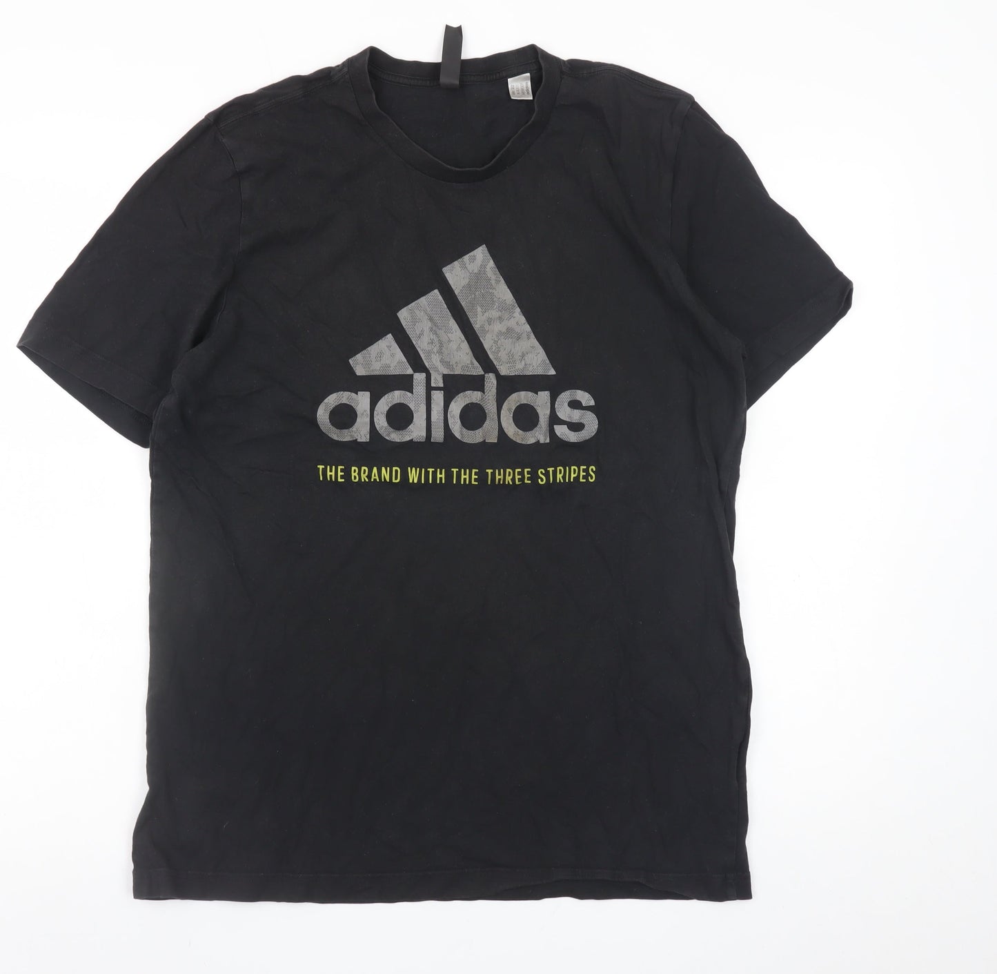 Adidas Men's Black Crew Neck Short Sleeve T-Shirt Size M
