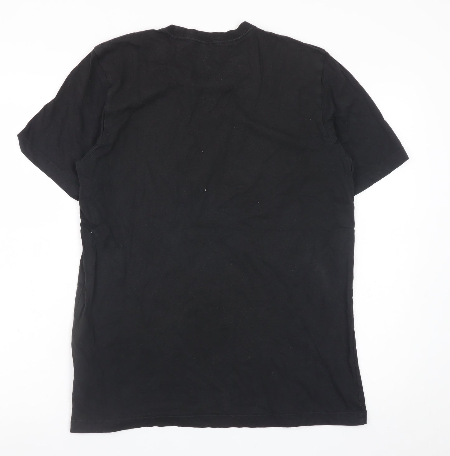 Adidas Men's Black Crew Neck Short Sleeve T-Shirt Size M