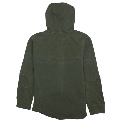 PUMA Boys Green Full Zip Hoodie Size 16 Years Cotton Blend