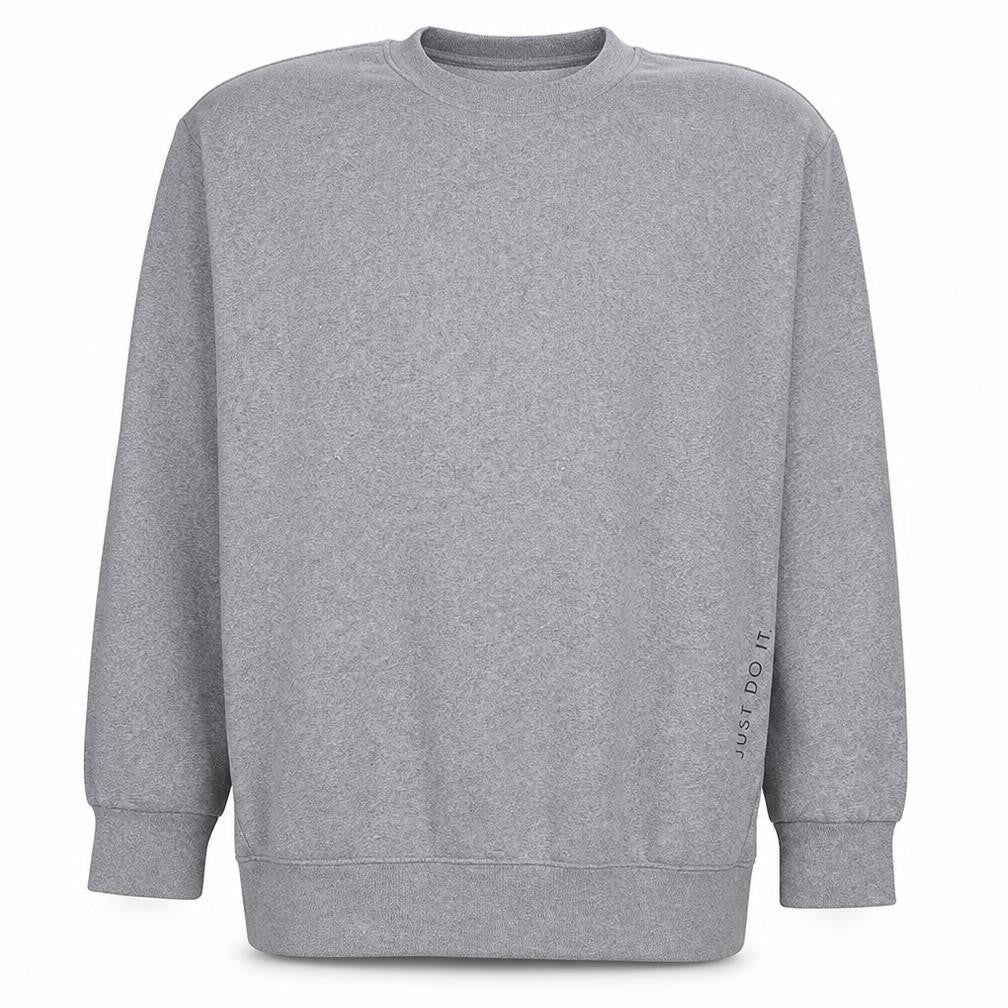 Nike Men's Grey Dri-FIT Pullover Sweatshirt M Sportswear