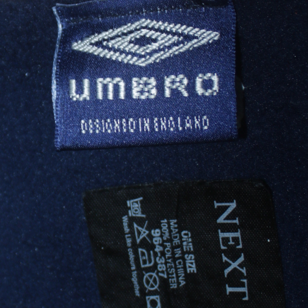 Umbro England Navy Blue Fleece Men’s Rectangle Scarf One Size