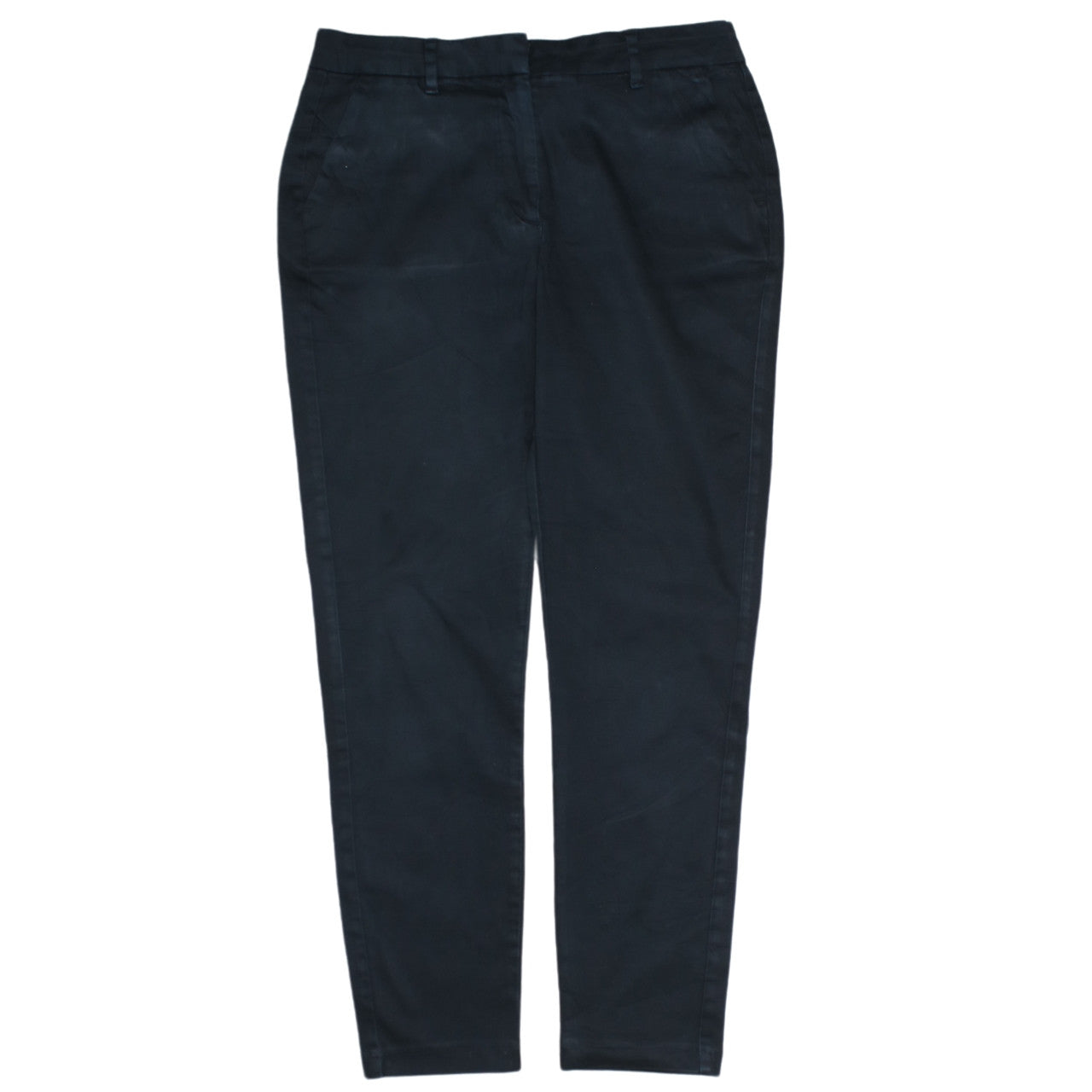 2nd One Women's Black Chino Trousers Size 28 Slim Fit