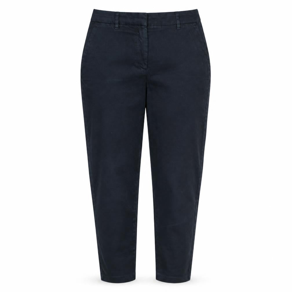 2nd One Women's Black Chino Trousers Size 28 Slim Fit