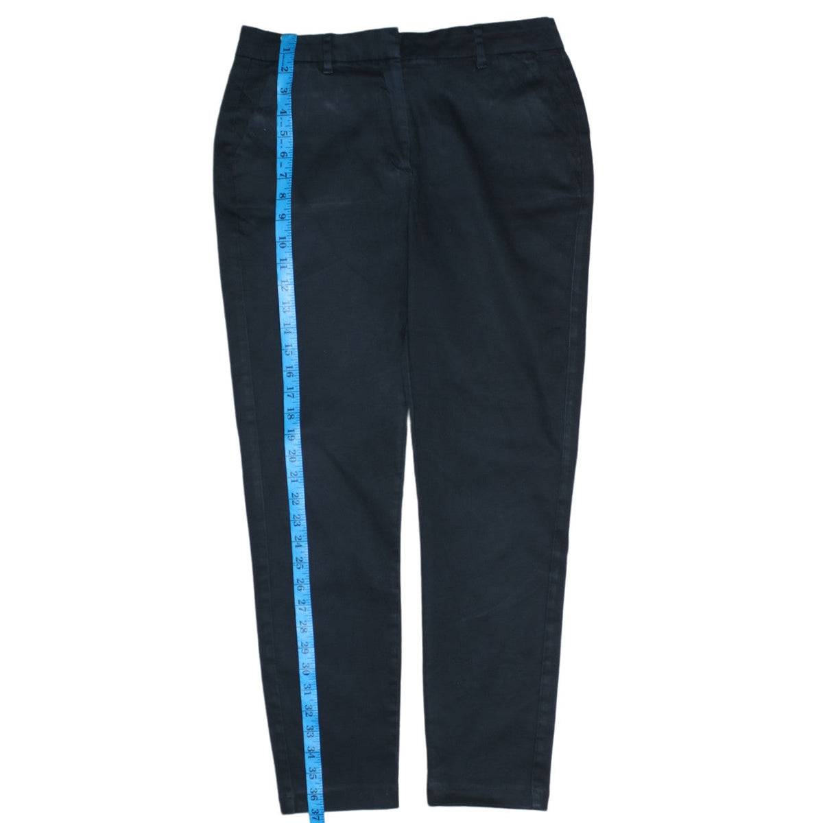 2nd One Women's Black Chino Trousers Size 28 Slim Fit