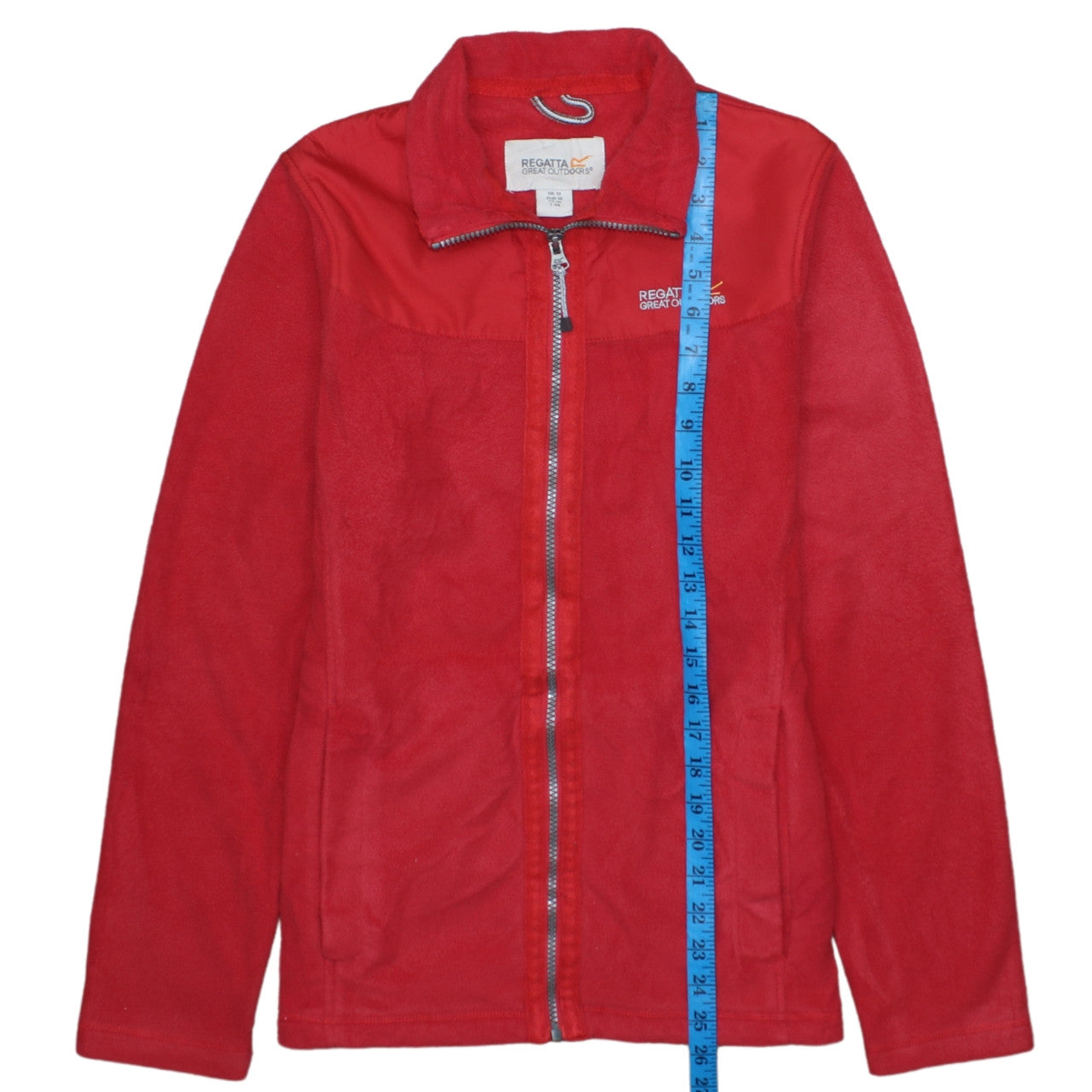 Regatta Women’s Red Fleece Full Zip Outdoor Jacket Size 12