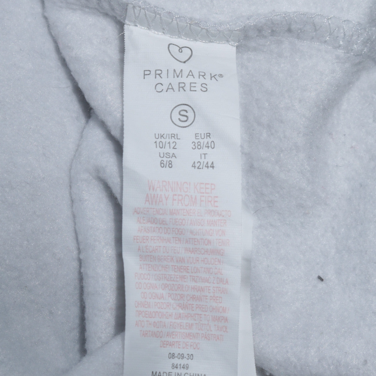 Primark Women’s Grey Space Jam Crew Neck Sweatshirt Size S