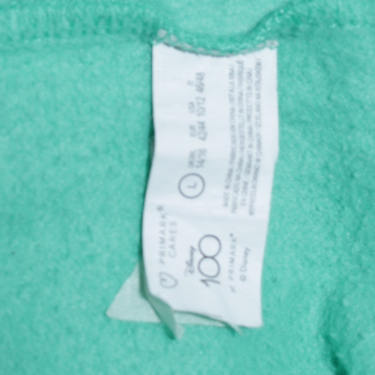 Disney 100 Primark Women's Green Mickey Pluto Sweatshirt L
